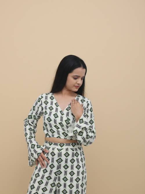 Azure Rayon Coord Set
