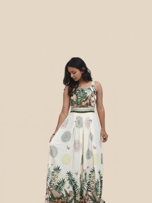 Rayon Floor Length Midi