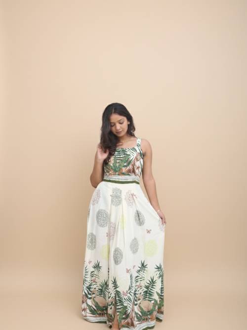 Rayon Floor Length Midi