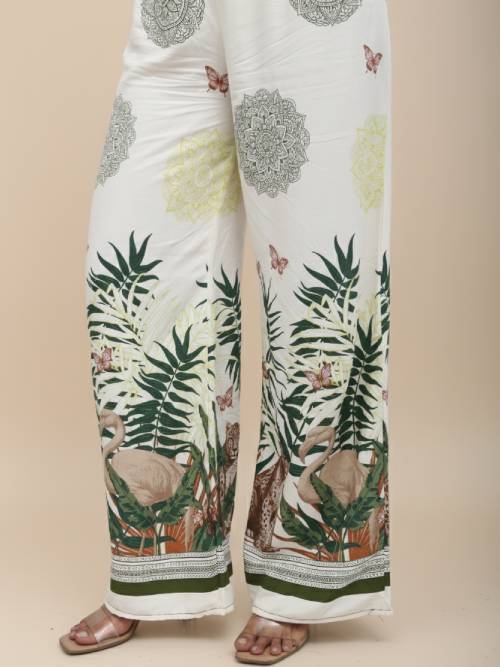 White Flora Coord Set