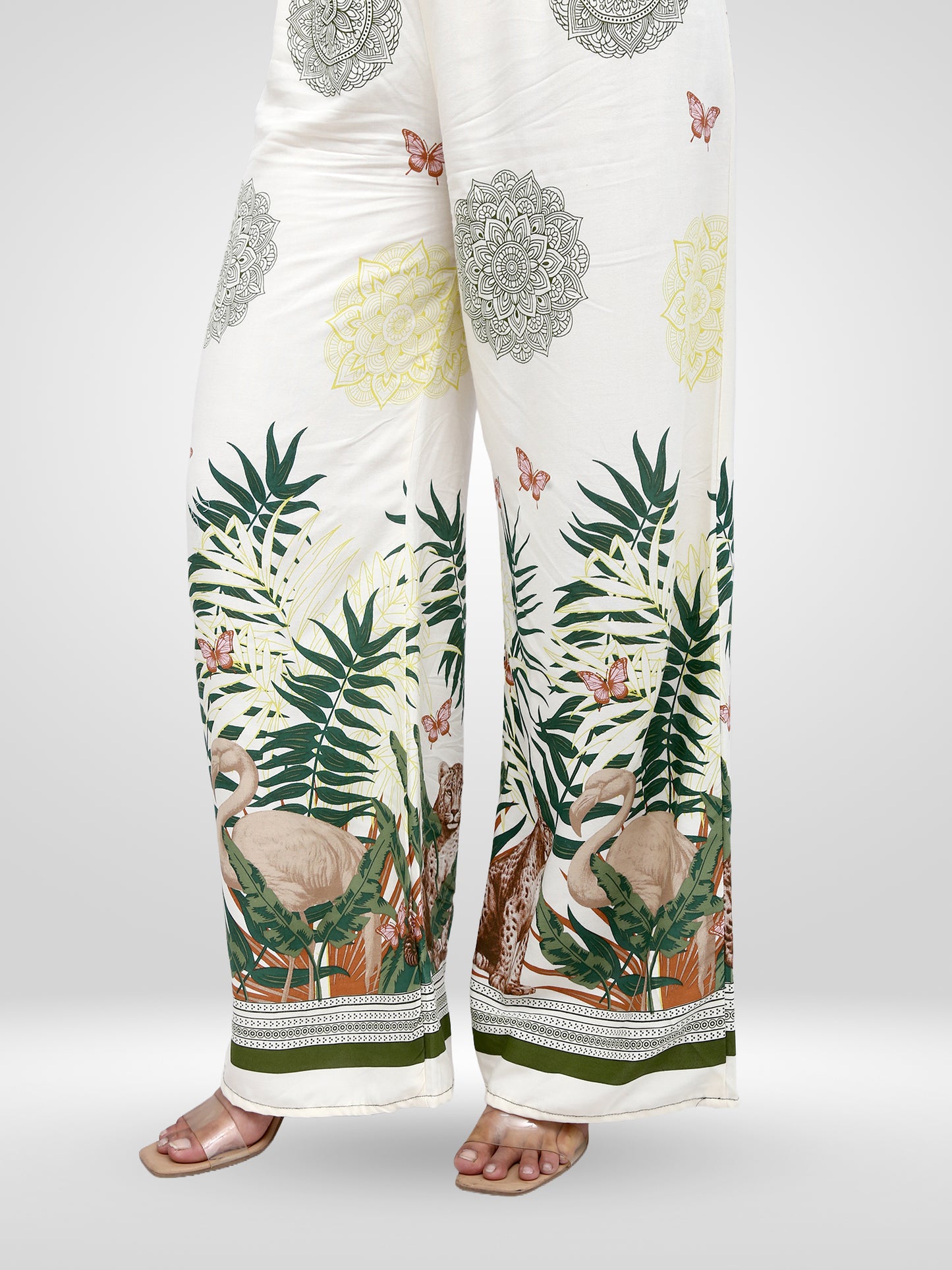 White Flora Coord Set