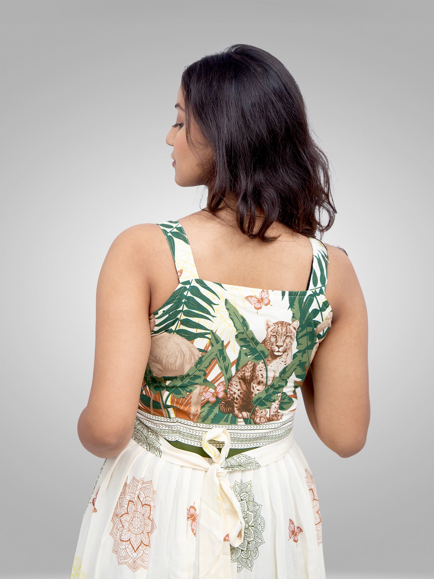 Rayon Floor Length Midi