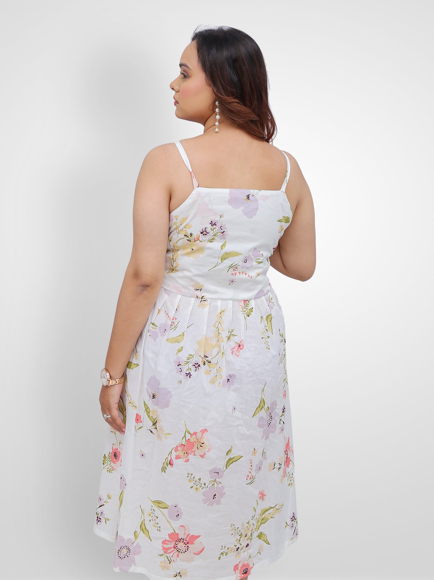 Cambric Knee Length Midi