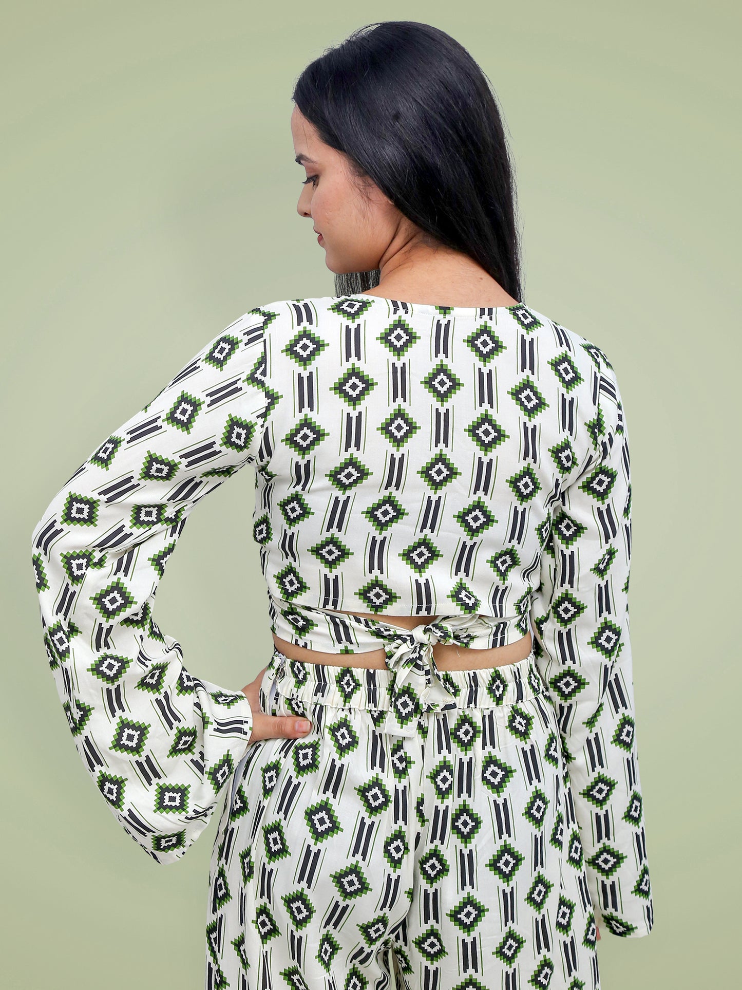 Azure Rayon Coord Set