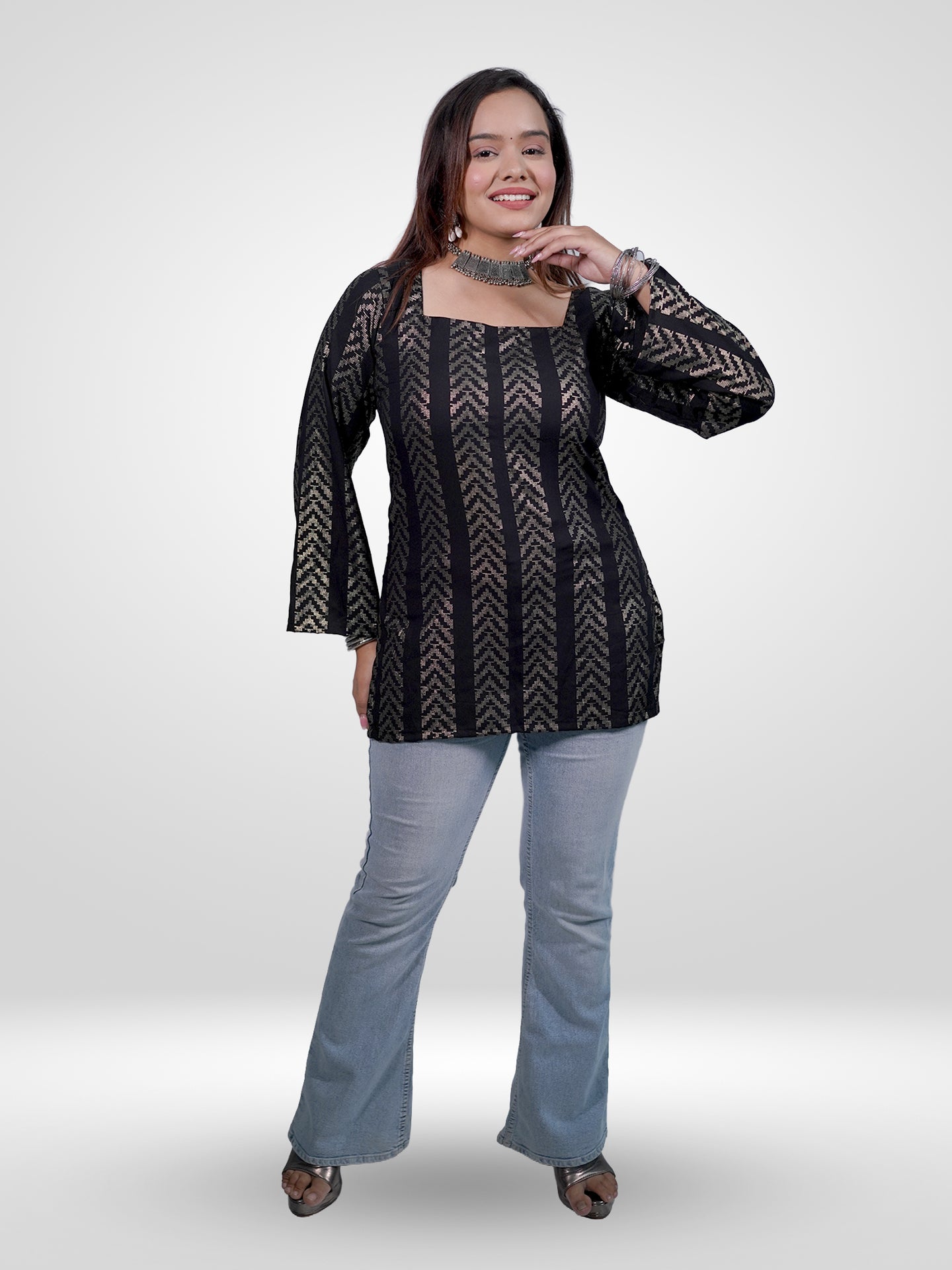 Rivaaz Square Neckline Kurti