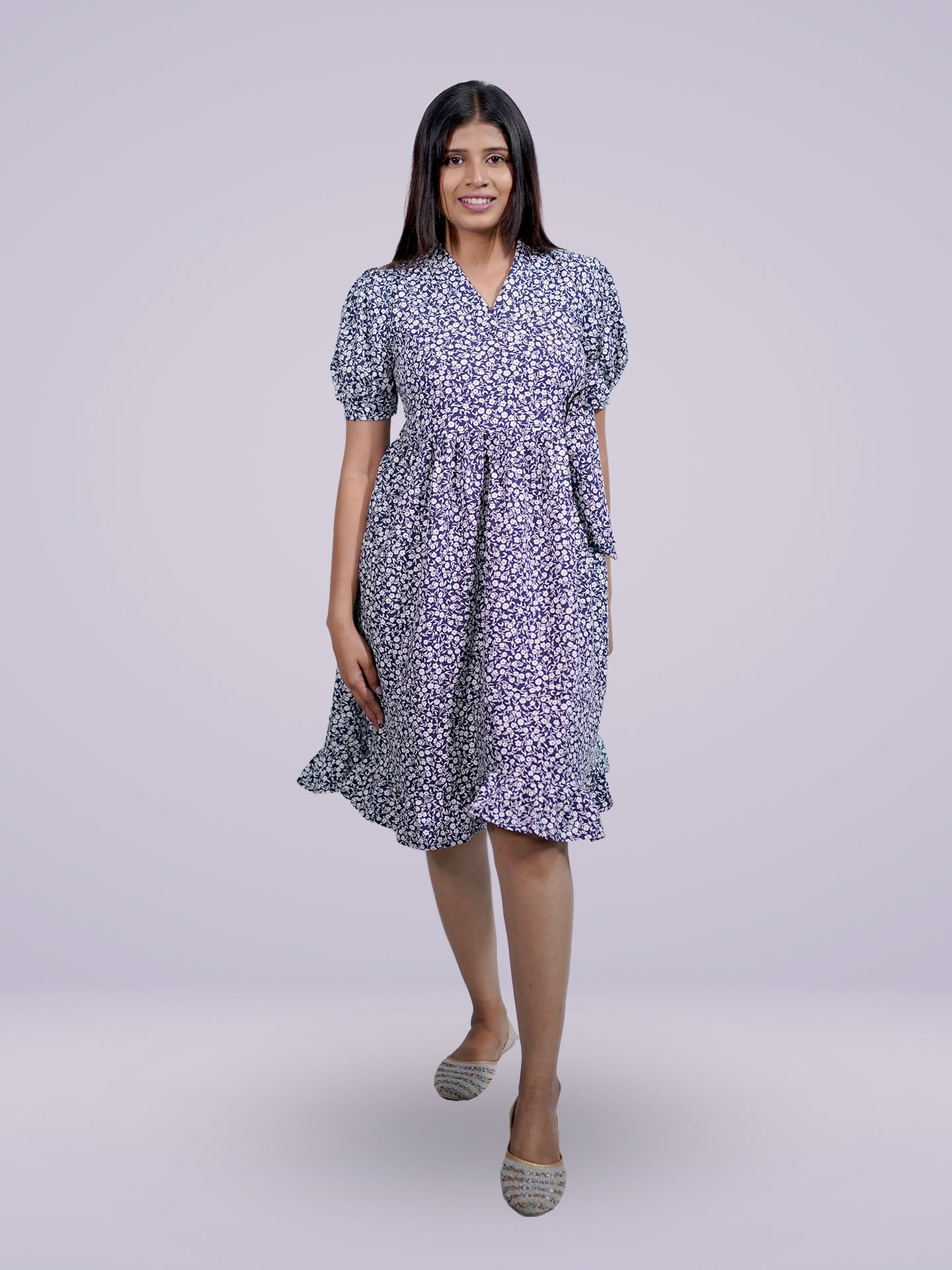 Rayon Midi Dress